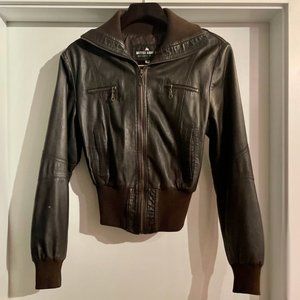 Mitici Anni 60 Italian Leather Bomber Jacket - Florence Leather Market